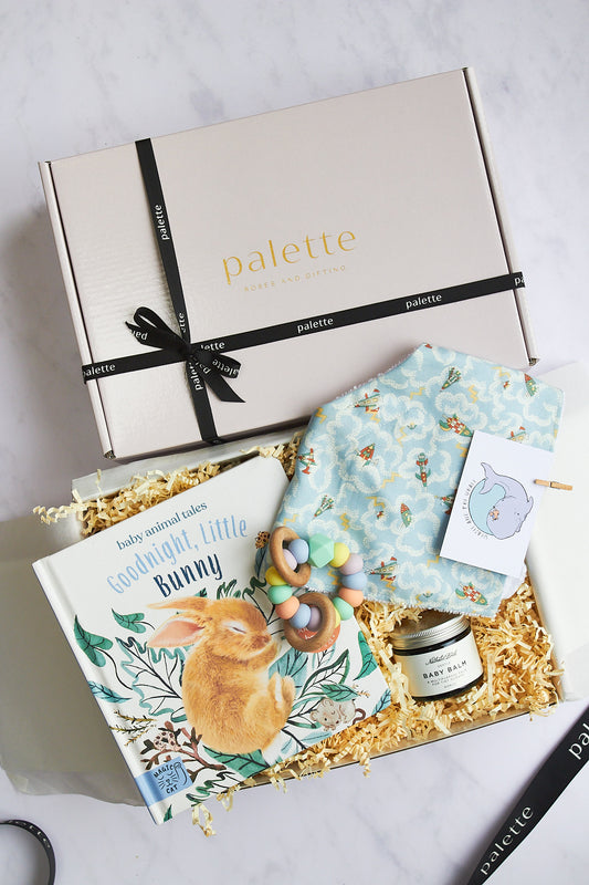 'NEW BABY BOY' PALETTE GIFT BOX